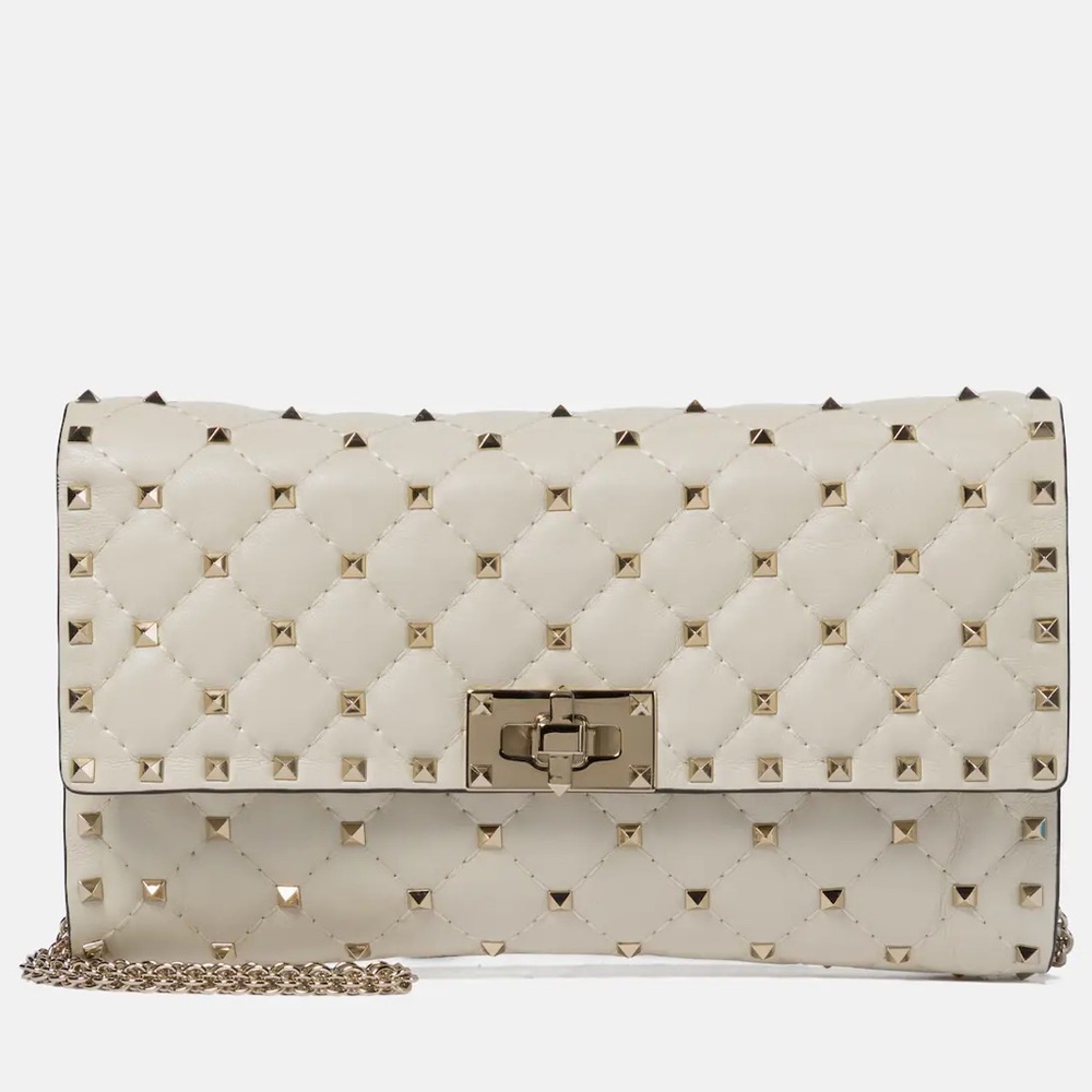 VALENTINO Rockstud Spike Small leather shoulder bag Clutch
